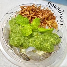 แซลมอนด๊องดอง กุ้งแช่น้ำปลา by.บนตึก