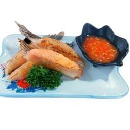 ครีบปลาแซลมอนย่างเกลือ Grilled Salmon Fin