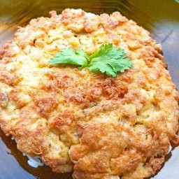 ไข่เจียวหมูสับราดข้าว