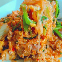สุกี้หมูสับ(แห้ง)