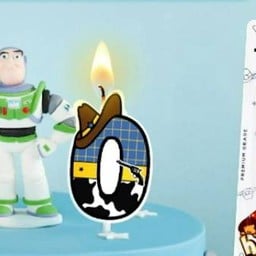 เทียนตัวเลขหมวกคาวบอย