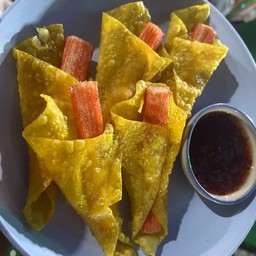 เกี้ยวปูอัดทอด