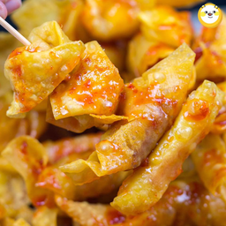 ปูอัดเกี๊ยวทอด