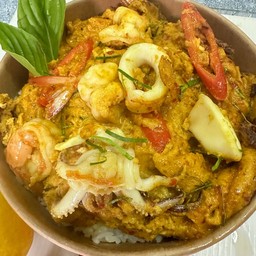 ข้าวห่อหมกไข่ข้นซีฟูด