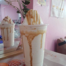 นมสดคาราเมลปั่น