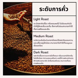 พารู้เรื่องกาแฟระดับการคั่วกาแฟเพื่อหา หากาแฟทีี่ถูกใจ