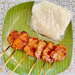 โปรโมชั่น 6 ไม้แถมข้าวเหนียว 1ห่อ