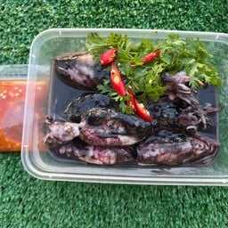 หมึกผัดน้ำดำ