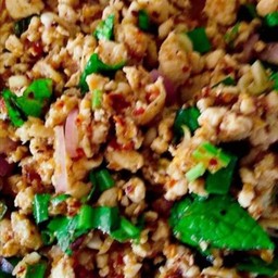 [อร่อยซ่ากับโค้ก] ลาบหมู +  โค้ก ออริจินัล (กระป๋อง)