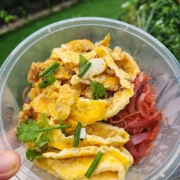 ผัดหมี่โบราณ(หมี่ชมพู)