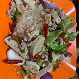 ยำวุ้นเส้น หมูสับ หมูยอ