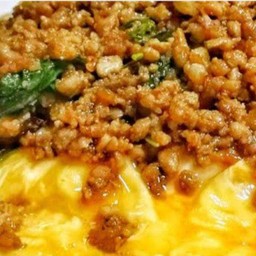 [อร่อยซ่ากับโค้ก] ข้าวกระเพราไข่ข้น +  โค้ก ออริจินัล (กระป๋อง)