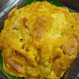 ข้าวไข่เจียวใส้กรอก