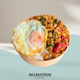 Stir Fried Basil Leave On Rice ข้าวกะเพรา