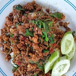 ป้าติ๊กข้างขนส่ง  อาหารตามสั่ง (แสนสุข1)