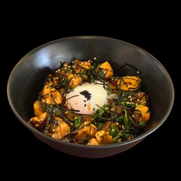 ข้าวกระเพราแซลมอน