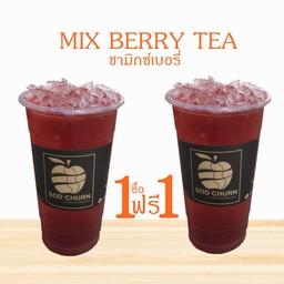 ชามิกซ์เบอร์รี่ เย็น ซื้อ1 แถม1 (22oz)