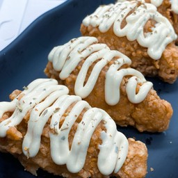 ไก่ทอดเกาหลี ซอสซาวครีม