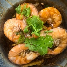 กุ้งอบวุ้นเส้น