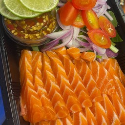 แซลม่อนยำ ปลาร้า