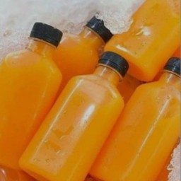 น้ำส้มคั้น แพค4ขวด