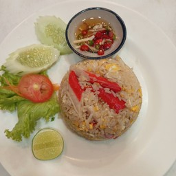 ข้าวผักปูอัด