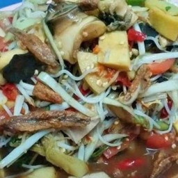 ส้มตำยำแซ่บ แม่อ้อยตามสั่ง สายไหม 64 ม.ณัฐกานต์ แยก7/2 เข้าซอยมาถึงแยก7 แล้วตรงสุดกำแพงแล้วเลี้ยวขวา2ครั้ง นับจากในสุดอยู่หลังที่ 4