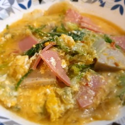 สุกี้ ไส้กรอก,แฮม,หมูยอ