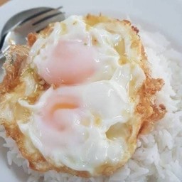 ข้าวไข่ดาวคู่ (ไข่ดาว2ฟอง)