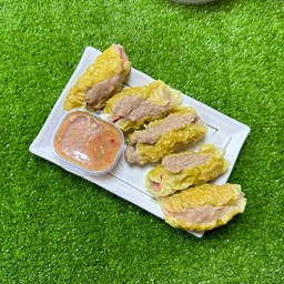 เกี๊ยวหมูเด้งไส้โบโลน่า 5ชิ้น