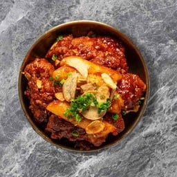 Korean soy glazed fried chicken