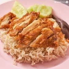 ข้าวมันไก่ทอด