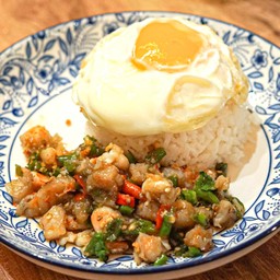 ผัดพริกขี้หนู Size S ฟรีไข่
