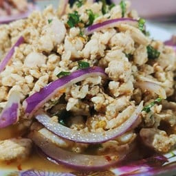 ข้าว+ลาบไก่