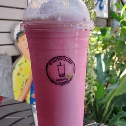 นมชมพูพาสเทล โอริโอ้ปั่น