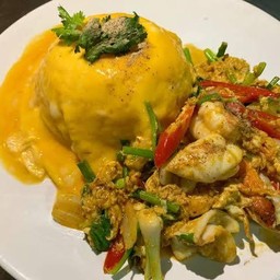 ข้าวไข่ข้นผัดผงกะหรี่