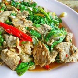 ผัดกระเพราเนื้อวัว