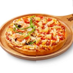 [อร่อยซ่ากับโค้ก] พิซซ่า2หน้าจุกๆ +  โค้ก ออริจินัล (กระป๋อง)