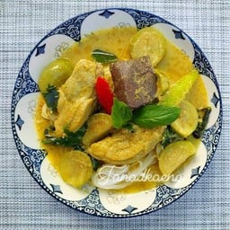 เขียวหวานไก่+ขนมจีน