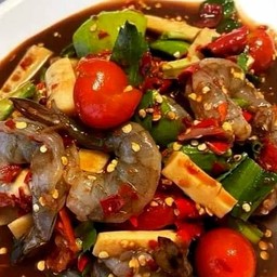 เหลากุ้งสดหน่อไม้