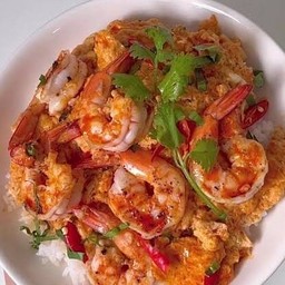 ข้าวไข่ข้นต้มยำ