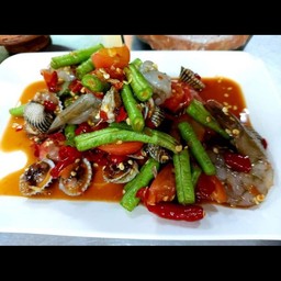 ตำหอยแครงกุ้งสดปูปลาร้า