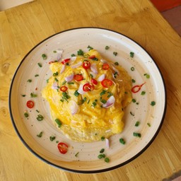 ข้าวหน้าไข่ข้น-พริกน้ำปลา