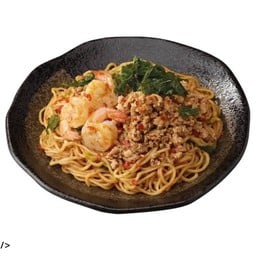 ราเมงผัดกระเพราหมู