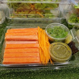 (Set L) ปูอัดและยำสาหร่าย (D57)