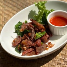 เนื้อแดดเดียวทอด