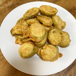 มะเขือยาวชุปแป้งทอด