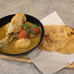 โรตี+แกงกะหรี่ไก่