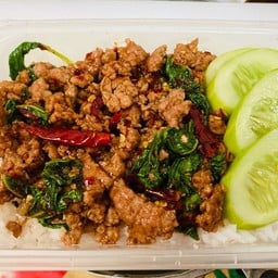 หม่าล่า ชาลิ้น เจ๊บุ๋ม หน้า CJ ซอยเนียมนำผล(เต๊นสีแดง)