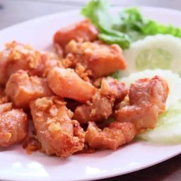 หมูสามชั้นทอด